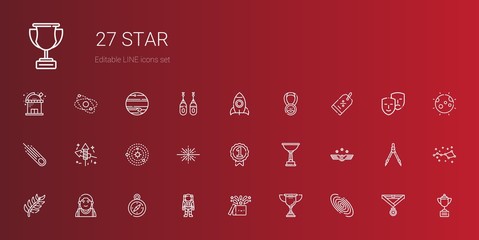 star icons set