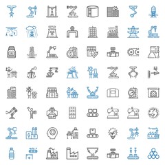 factory icons set