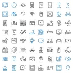 Obraz premium digital icons set