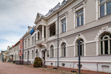 Fototapeta na wymiar Street in Parnu, Estonia