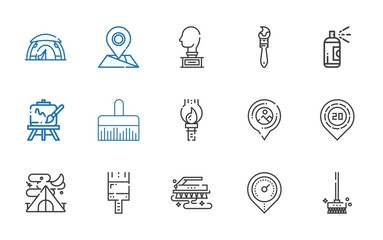 canvas icons set