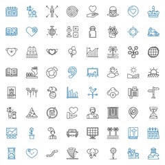 abstract icons set