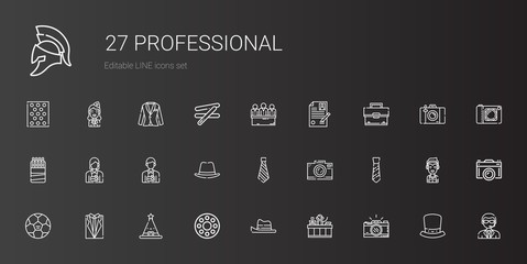 professional icons set