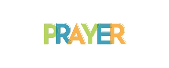 Prayer word concept