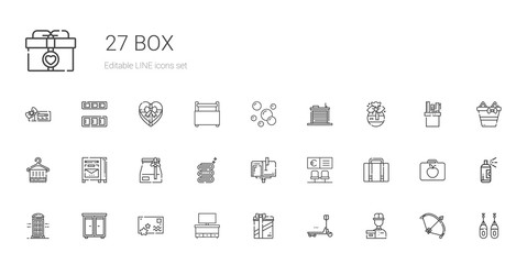box icons set