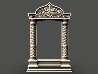 vector illustration of a column