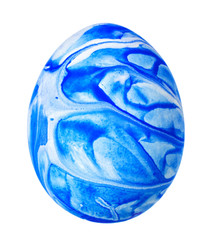 Colorful Easter Egg isolated on white