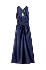 Blue gown isolated