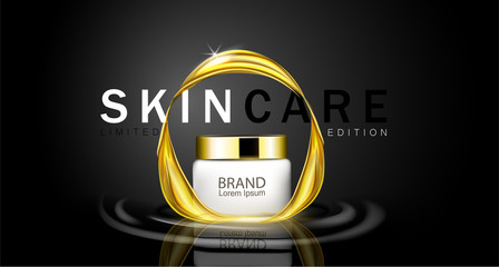 Beauty salon, cosmetic branding. Makeup, makeover, cosmetic, fashion design. Typographic trend design vector illustration