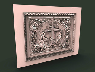 old box isolated on white background