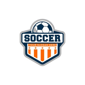 soccer badge vector