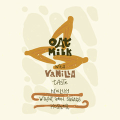 Vegetarian Milk vector.