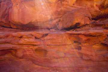 Coloured Canyon is a rock formation on South Sinai (Egypt) peninsula. Desert rocks of multicolored sandstone background.	