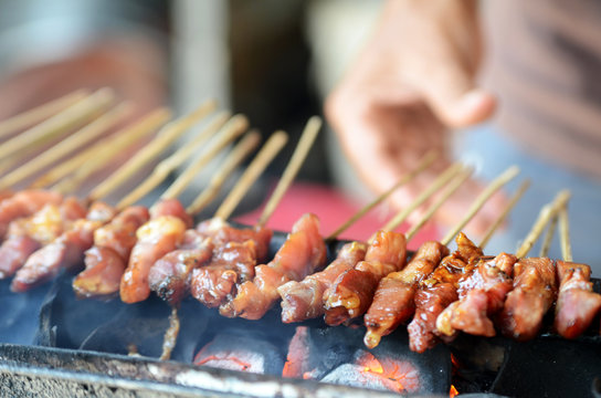 Indonesian grilled bbq meats