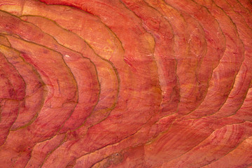 Coloured Canyon is a rock formation on South Sinai (Egypt) peninsula. Desert rocks of multicolored sandstone background.