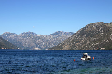 Bay of Kotor Montenegro in summer