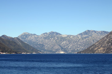 Bay of Kotor Montenegro summer season landscape