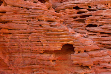 Coloured Canyon is a rock formation on South Sinai (Egypt) peninsula. Desert rocks of multicolored sandstone background.