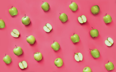 Colorful pattern of apples