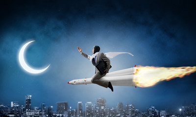 Business success and targets achievement concept.