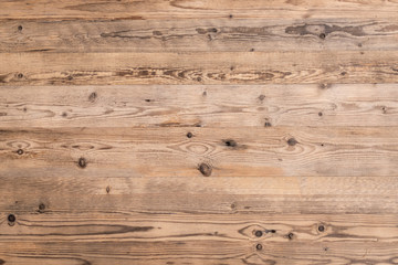 Old dark brown wooden wall, detailed background photo texture. Wood plank fence close up.
