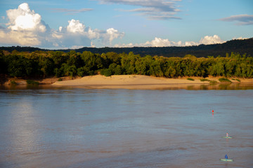 landscape with lake and sky