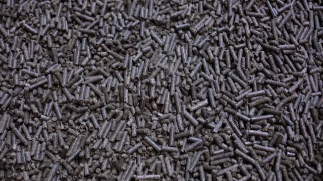 sugar pulp at a sugar factory