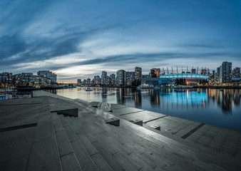 Obraz premium empty concrete square floor