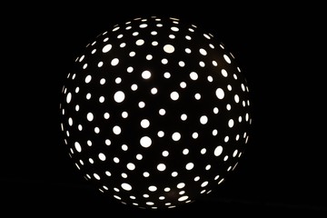 Polka dot light sphere
