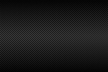 Carbon fiber texture with linear gradient background. Vector illustration - 250196044