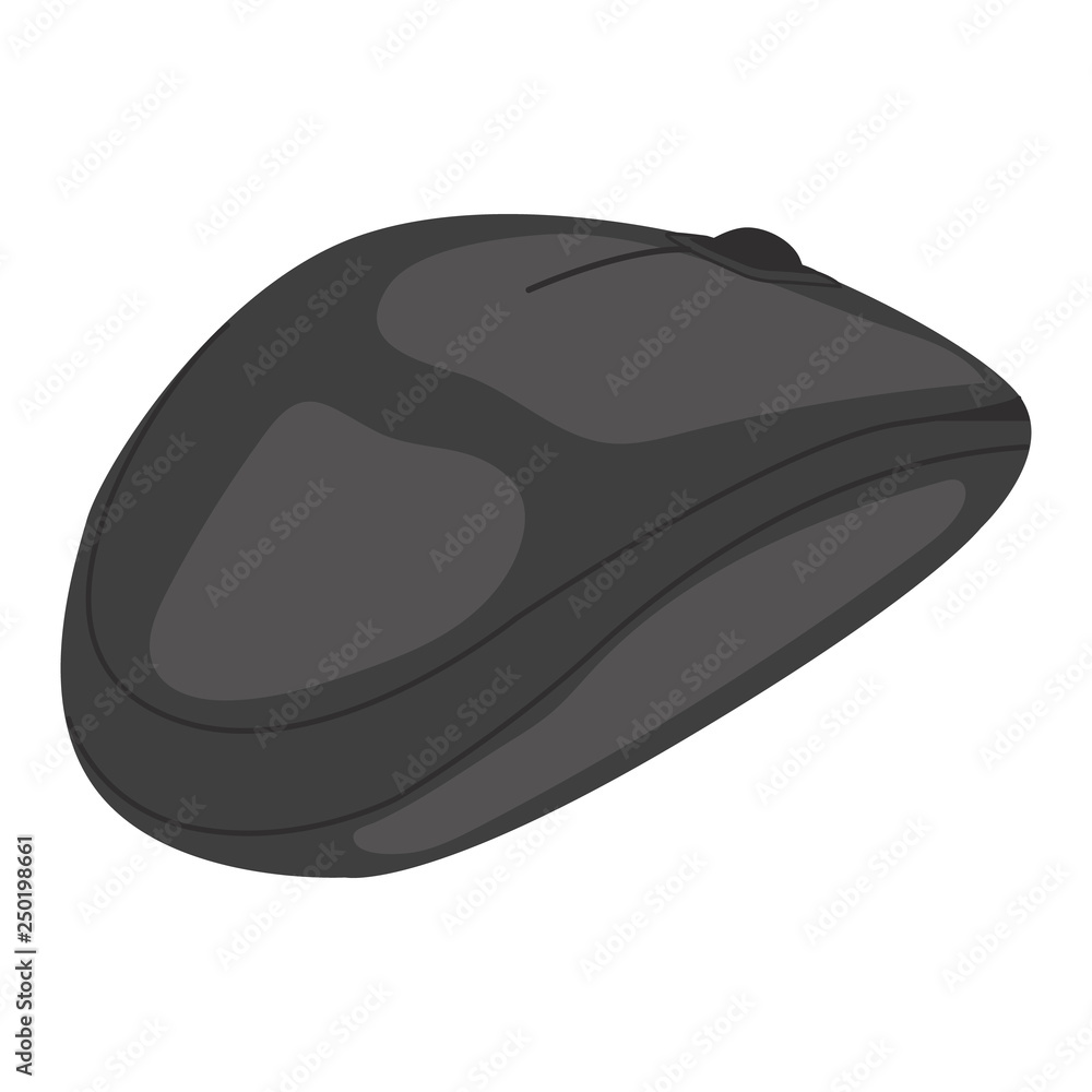 Poster computer mouse vector icon on a white background. device illustration isolated on white. wireless mo
