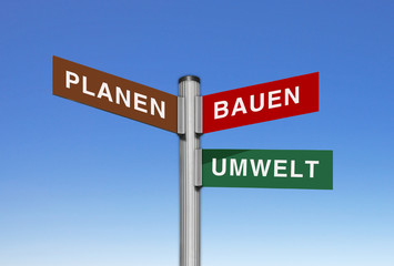 Planen, Bauen, Umwelt, Bauwegweiser