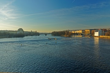 Prag am Morgen