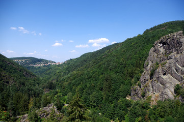 vue aux alentours de Saint-Etienne, Loire