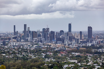 Brisbane CBD skyline. Queensland, Australia