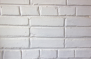 well made brick wall painted white good texture
