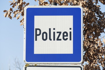 Polizeischild