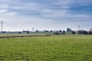 The green dikes of Angeren, the Netherlands