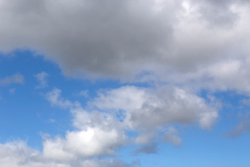 The beginning of storm clouds