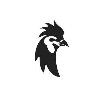 Vector Chickens Silhouettes Logo Template