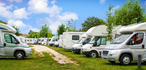 Concentration de camping-car