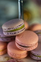 Macarons on Dessert Table