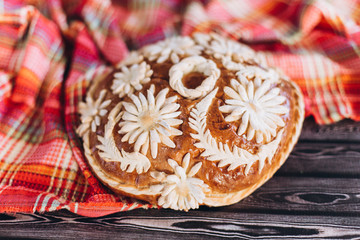 Healthy homemade baked bread