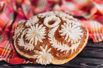 Healthy homemade baked bread
