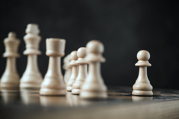 The lowest chess piece in game rank pawn