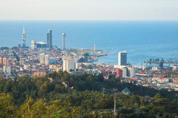 Obraz premium aerial view of the city. Batumi, Georgia.