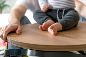 Close-up of a Baby's Feet 