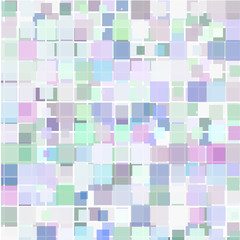  The mosaic of a bright colorful squares .