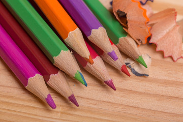 Fototapeta premium colorful pencils