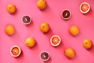 Colorful pattern of oranges